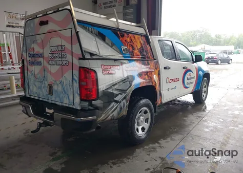 2021 Chevrolet Colorado 4Wd Short Box Wt from USA, damaged, VIN 1GCGTBEN8M1293135